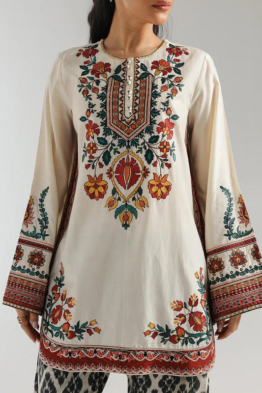 Women's 2 Piece Stitched Printed Shirt & Trouser Set ShopiRivo