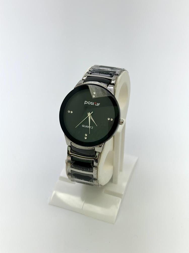 Men’s Stainless Steel Quartz Wrist Watch – 32mm Dial, Water Resistant ShopiRivo