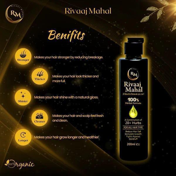 Rivaaj Mahal Hair Oil For All Types of Hair - 200 Ml ShopiRivo