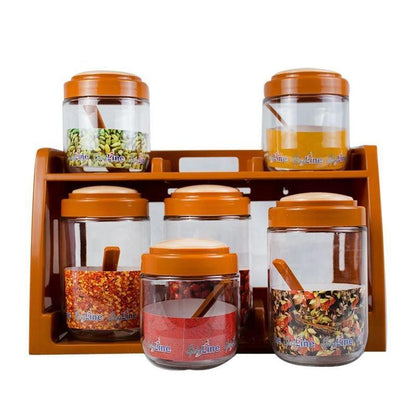 6 In 1 Spices Jar Set ShopiRivo