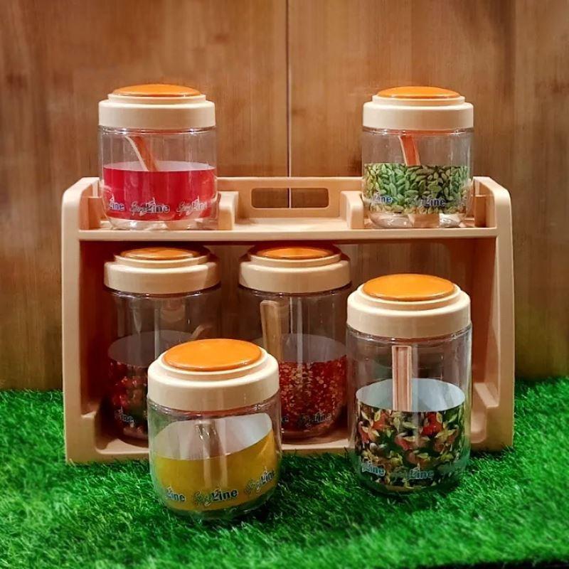6 In 1 Spices Jar Set ShopiRivo