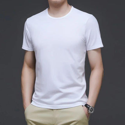 Men’s Plain Cotton Jersey T-Shirt – Comfortable Casual Wear for Everyday Style ShopiRivo