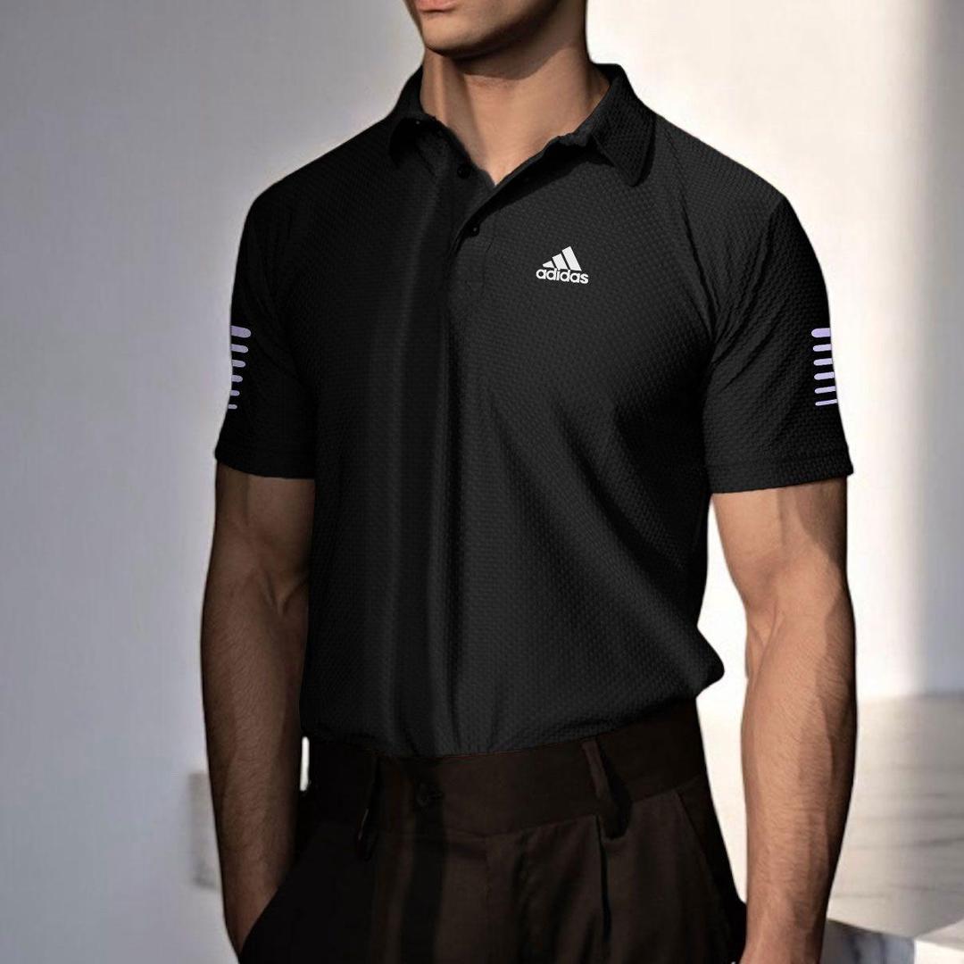 Men's Dri-Fit Slim Fit Polo Shirt – Breathable Quick-Dry Sports & Casual T-Shirt ShopiRivo