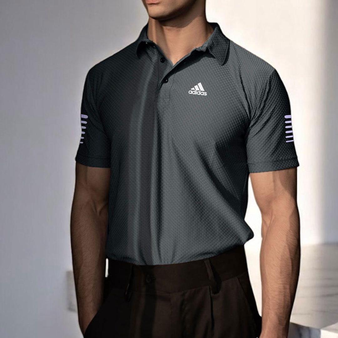 Men's Dri-Fit Slim Fit Polo Shirt – Breathable Quick-Dry Sports & Casual T-Shirt ShopiRivo