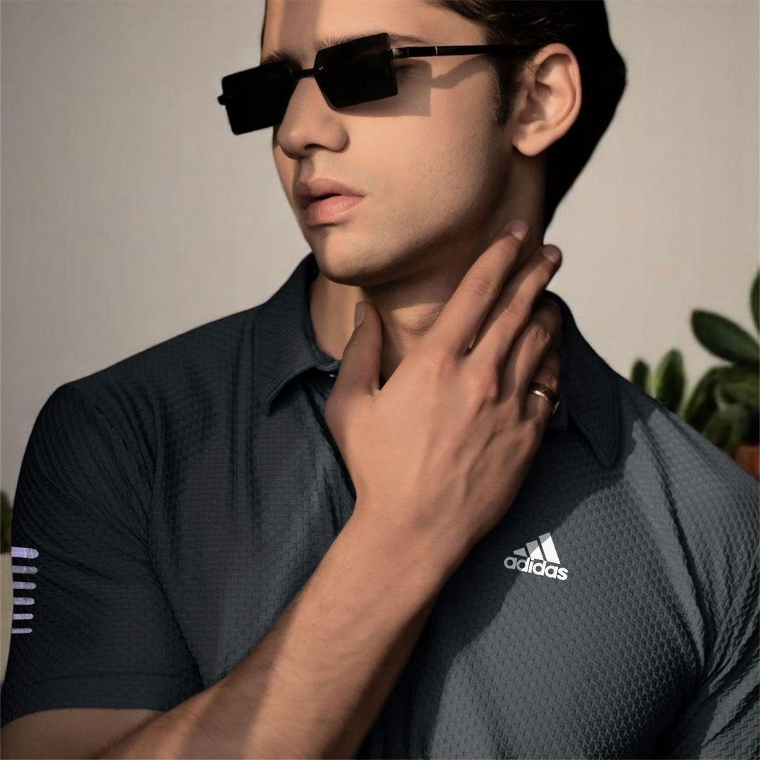 Men's Dri-Fit Slim Fit Polo Shirt – Breathable Quick-Dry Sports & Casual T-Shirt ShopiRivo