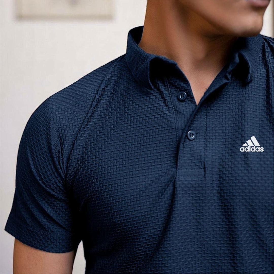 Men's Dri-Fit Slim Fit Polo Shirt – Breathable Quick-Dry Sports & Casual T-Shirt ShopiRivo