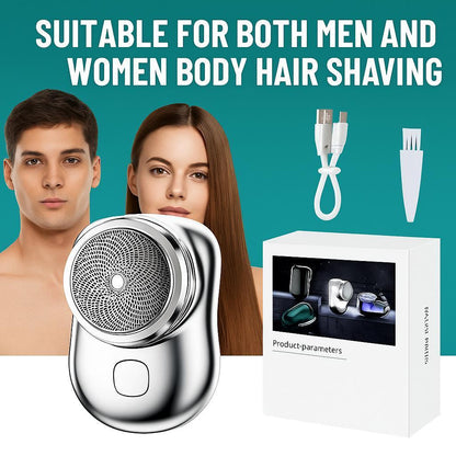 Mini Portable Electric Shaver – Rechargeable Waterproof Foil Blade Razor for Men & Women ShopiRivo