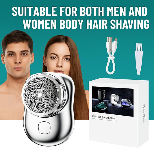 Mini Portable Electric Shaver – Rechargeable Waterproof Foil Blade Razor for Men & Women ShopiRivo