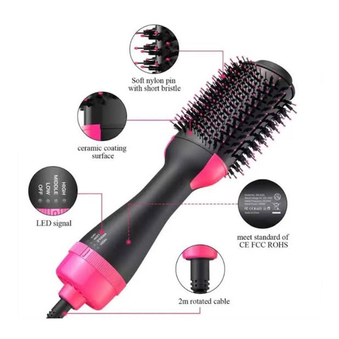 One-Step Hair Dryer & Styler Hot Air Brush – 3-in-1 Dryer, Styler & Volumizer ShopiRivo