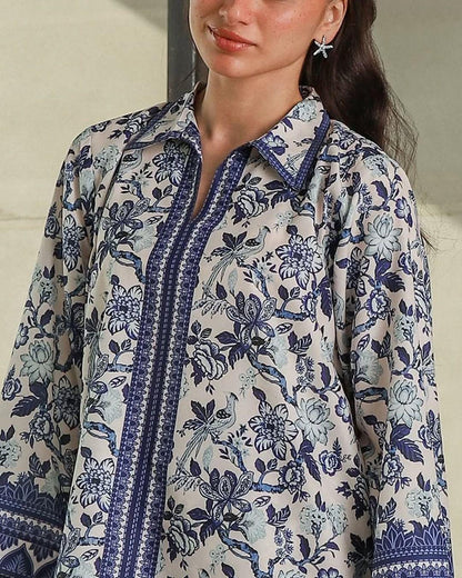 Stylish Printed Shirt & Trouser Set for Women – 2 Piece Dress ShopiRivo