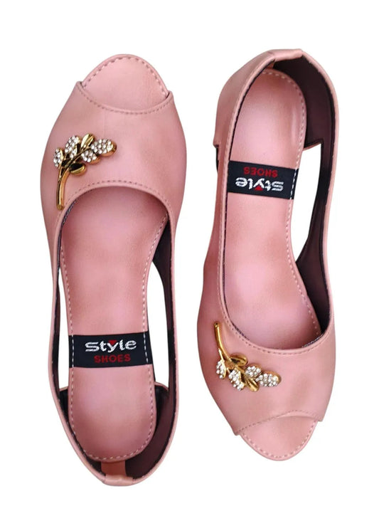 Women’s Synthetic Leather Semi-Formal Sandals – Stylish & Comfortable Footwear ShopiRivo