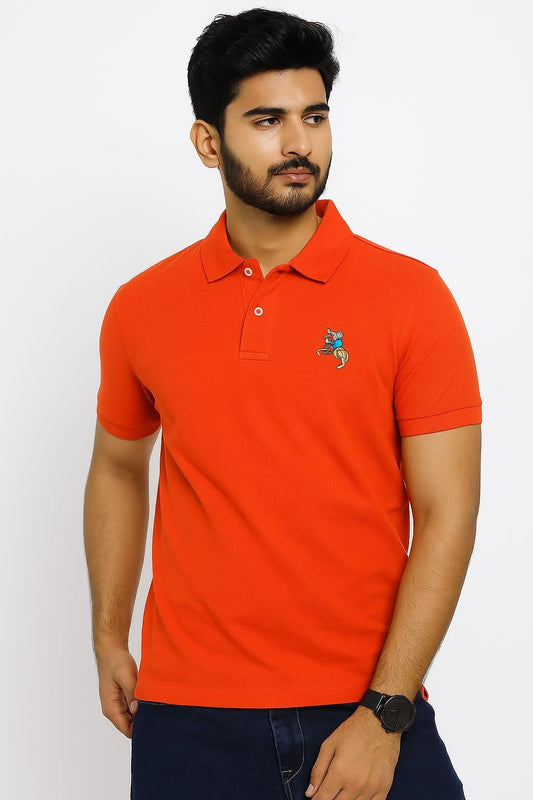 Men's Plain Cotton Polo Shirt – Casual Short Sleeve Classic T-Shirt for Everyday Wear ShopiRivo