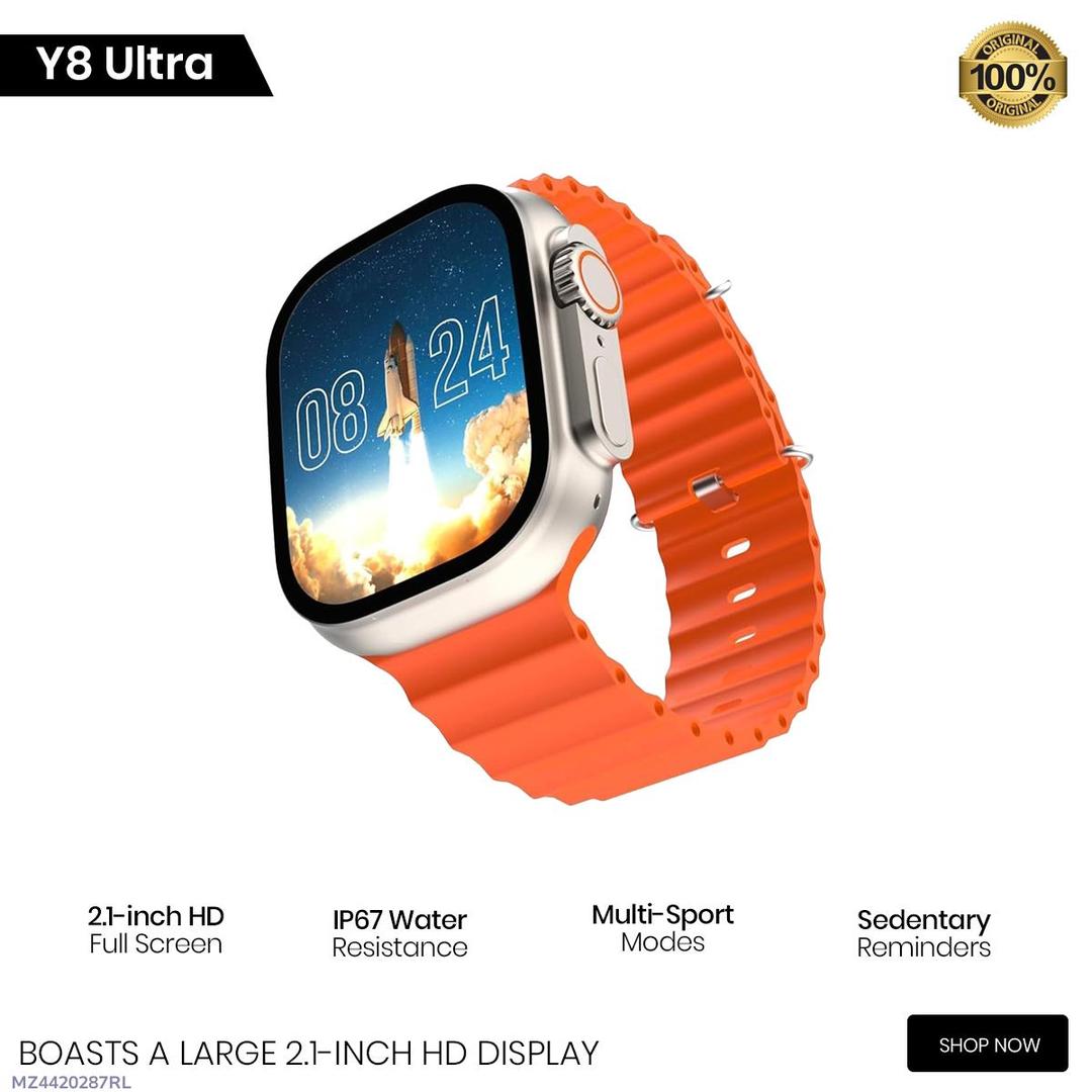 2.0 Inch HD Smart Watch with Bluetooth, Wireless Charging, Health & Fitness Tracking – Android & iOS Compatible (Multicolor) ShopiRivo