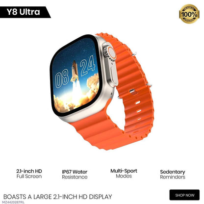 2.0 Inch HD Smart Watch with Bluetooth, Wireless Charging, Health & Fitness Tracking – Android & iOS Compatible (Multicolor) ShopiRivo