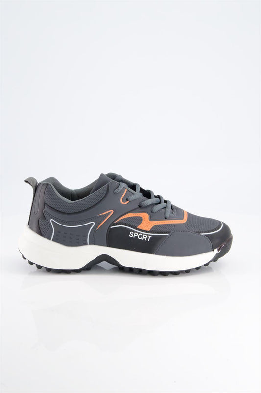 Black Camel DL884 Sports Gripper Shoes – Lightweight Running & Training Shoes (Gray) ShopiRivo