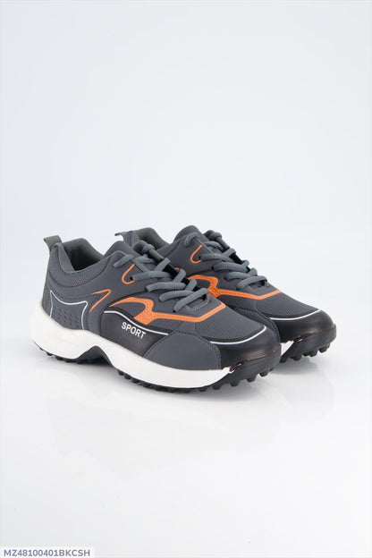 Black Camel DL884 Sports Gripper Shoes – Lightweight Running & Training Shoes (Gray) ShopiRivo