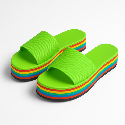 Women’s Green EVA Casual Sandals – Lightweight & Comfortable Footwear ShopiRivo