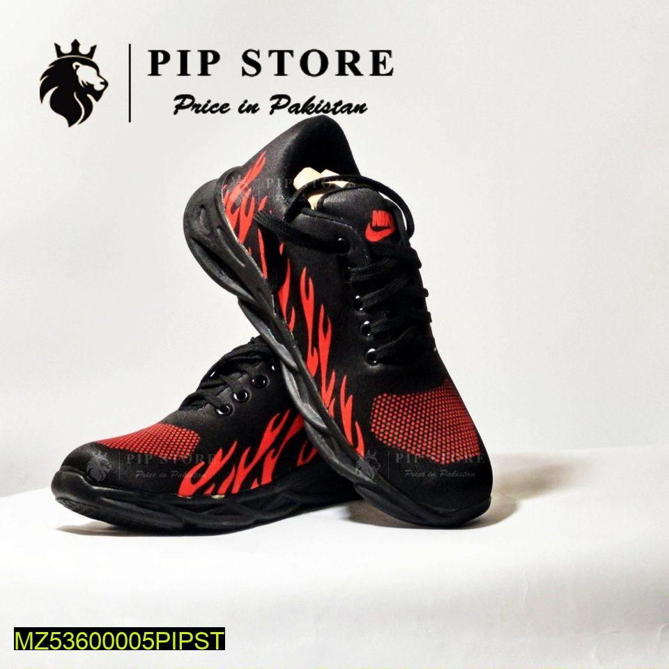 Men’s Red Fire Rubber Joggers – Comfortable & Lightweight Casual Shoes ShopiRivo