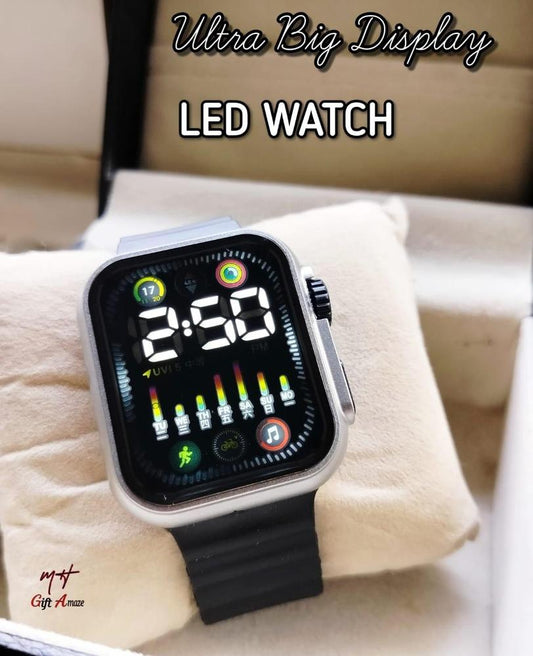 Men’s Digital Display Watch – Waterproof, Sports & Casual Wristwatch with LED Screen ShopiRivo