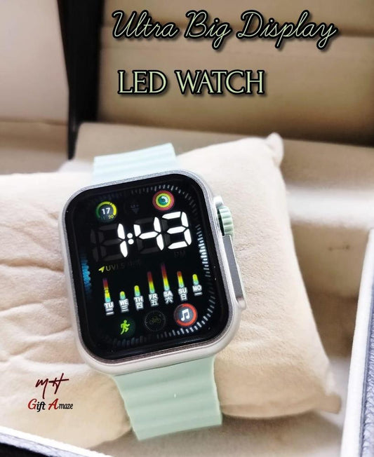 Men’s Digital Display Watch – Waterproof, Sports & Casual Wristwatch with LED Screen ShopiRivo