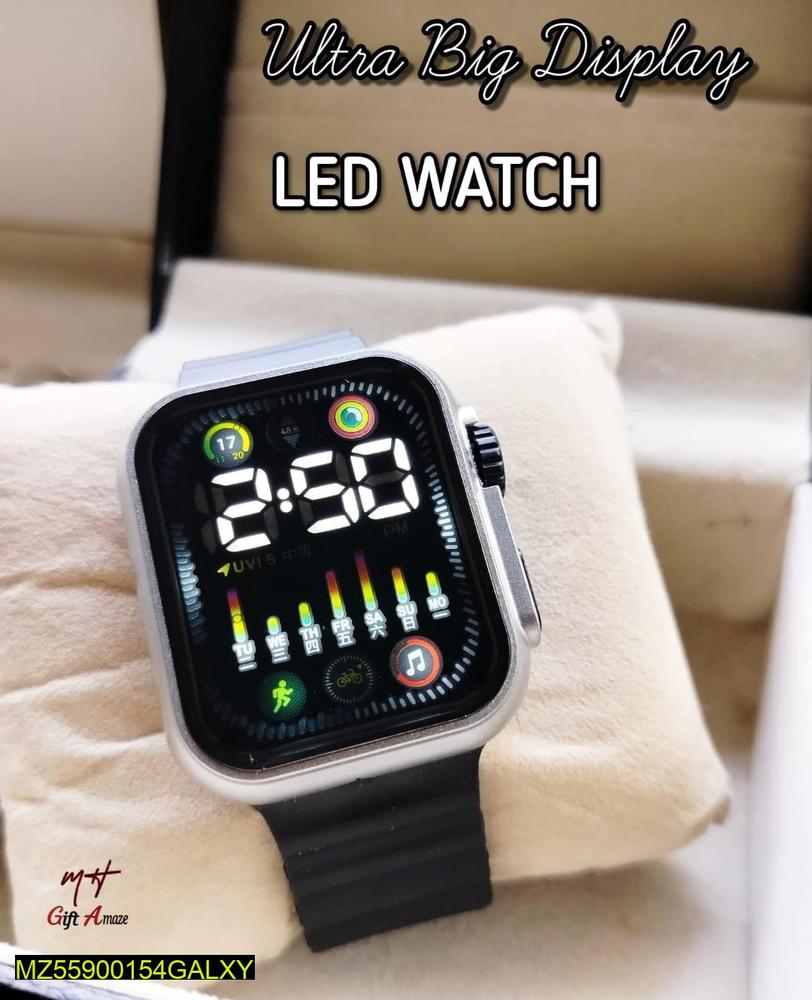 Men’s Digital Display Watch – Waterproof, Sports & Casual Wristwatch with LED Screen ShopiRivo