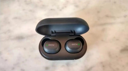 QCY T4 TWS Wireless Bluetooth 5.3 Earbuds – Gaming Mode, DSP Noise Cancelling & Wireless Charging (Black) ShopiRivo