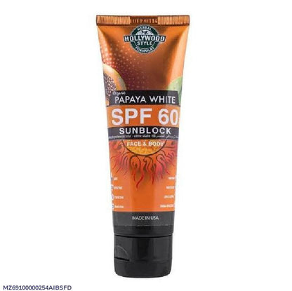 SPF 60 Sunblock – High Protection Sunscreen for All Skin Types (100ml) ShopiRivo