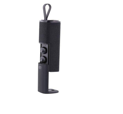 Qeedns Wireless Bluetooth 5.0 Outdoor Speaker – Waterproof Portable Loudspeaker with Power Bank & USB Support (Black) ShopiRivo
