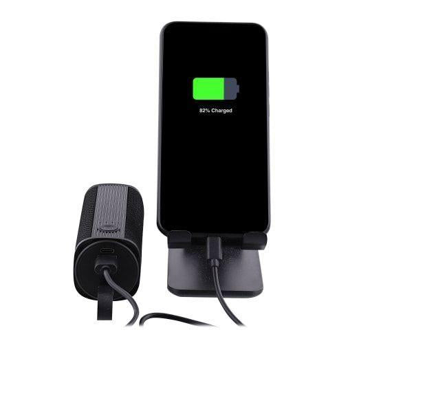 Qeedns Wireless Bluetooth 5.0 Outdoor Speaker – Waterproof Portable Loudspeaker with Power Bank & USB Support (Black) ShopiRivo