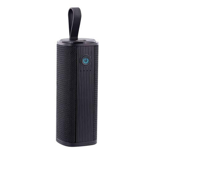 Qeedns Wireless Bluetooth 5.0 Outdoor Speaker – Waterproof Portable Loudspeaker with Power Bank & USB Support (Black) ShopiRivo