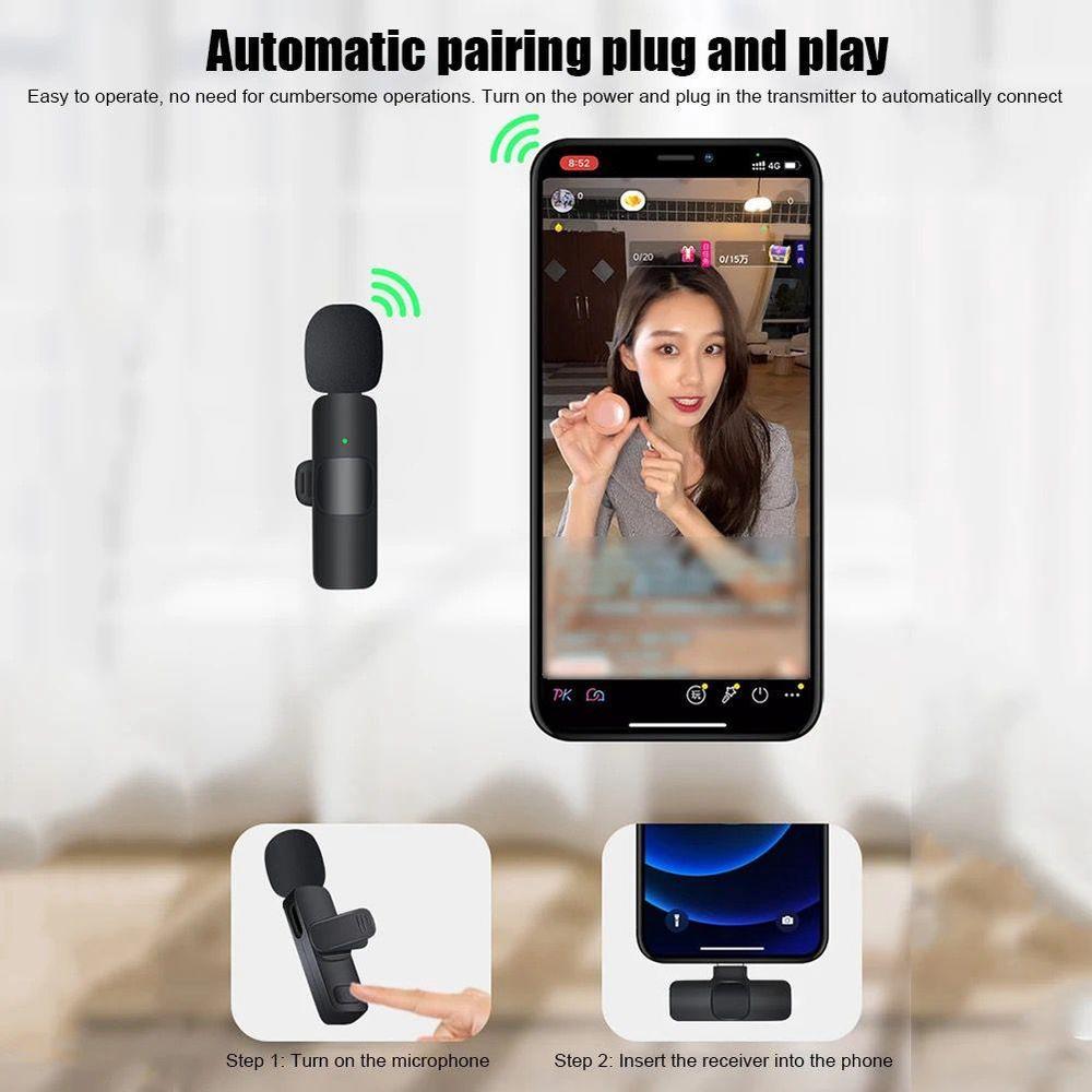 K9 Wireless Vlogging Rechargeable Microphone ShopiRivo