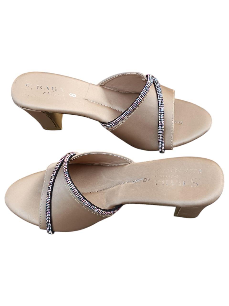 Elegant Women's PVC Casual Heels - 1 Pcs in Black ShopiRivo
