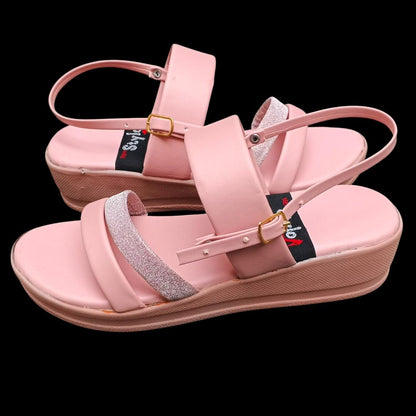 Women’s Pink Rexine Flat Formal Sandals – Durable, Skin-Friendly & All-Season Comfort ShopiRivo