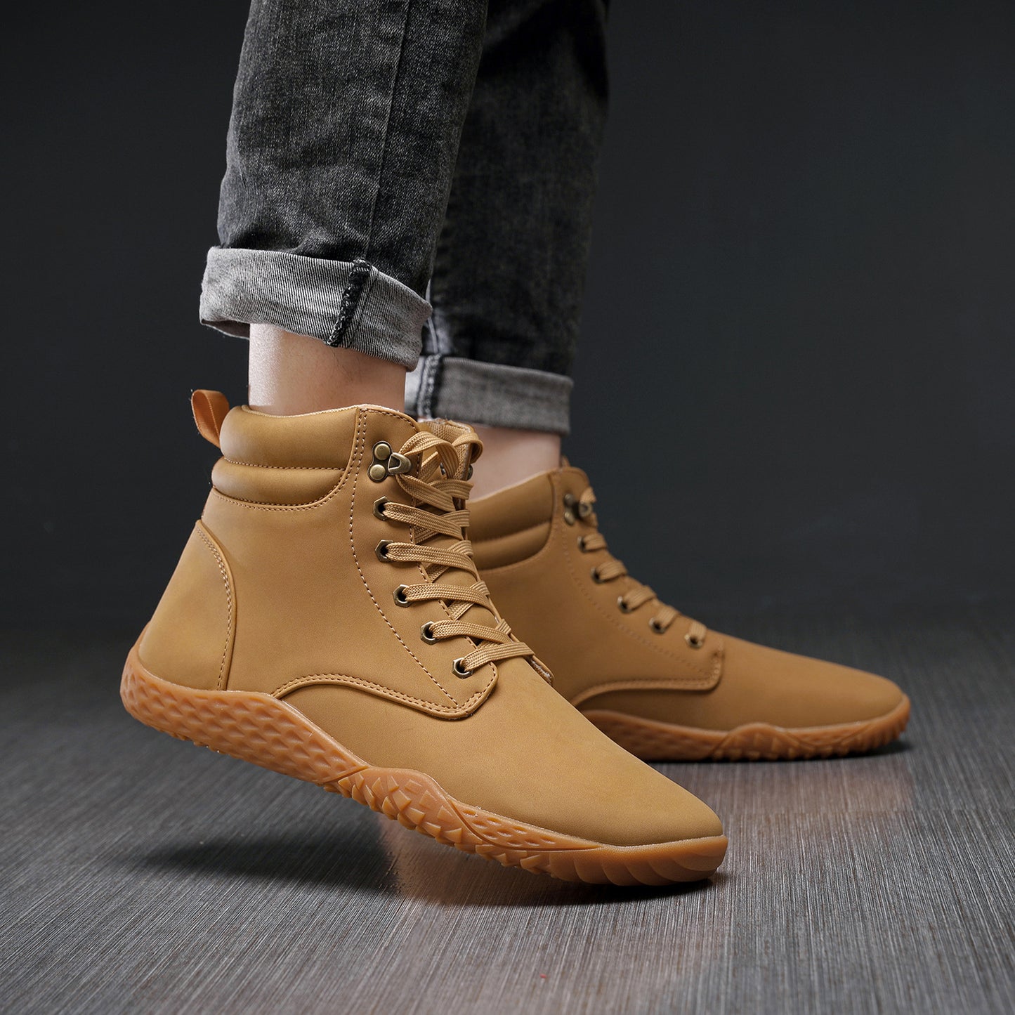 Autumn Men&#039;s Shoes 2024 New Fashion High-top Casual Sports Sneakers Trendy And Versatile Men&#039;s Slip-on Slip-on Shoes