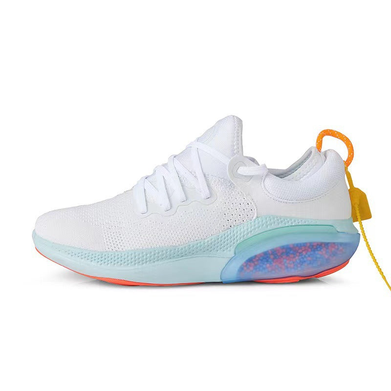 Summer Sports Shoes Men&#039;s Shoes Breathable Mesh Fly-woven Running Shoes Large Size Cross-border Students Korean Style Trendy Shoes For Foreign Trade