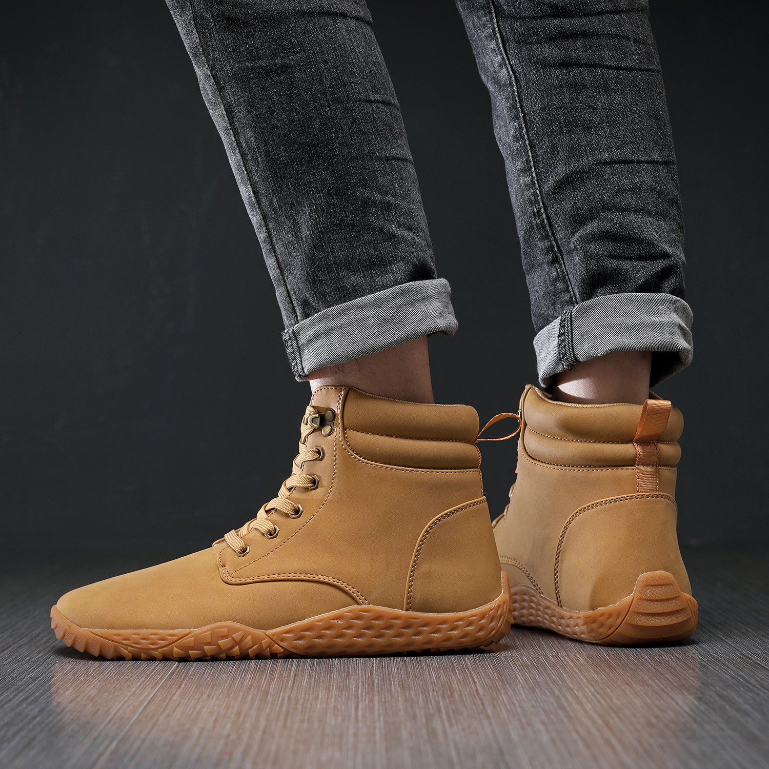 Autumn Men&#039;s Shoes 2024 New Fashion High-top Casual Sports Sneakers Trendy And Versatile Men&#039;s Slip-on Slip-on Shoes